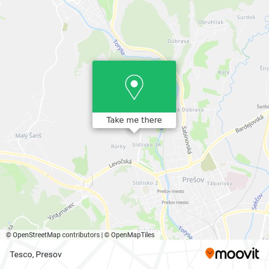 Tesco map