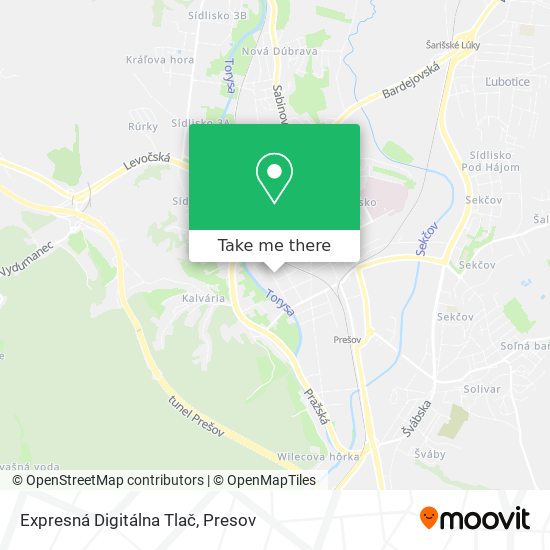 Expresná Digitálna Tlač map