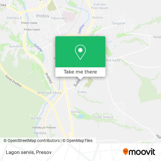 Lagon servis map