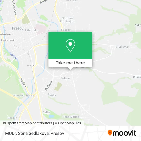 MUDr. Soňa Sedláková map