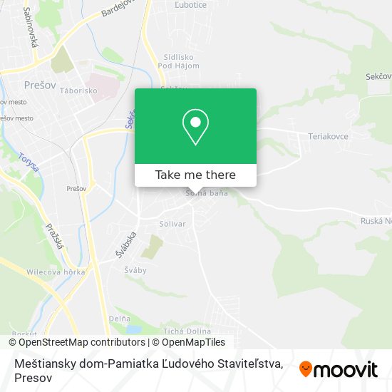 Meštiansky dom-Pamiatka Ľudového Staviteľstva map