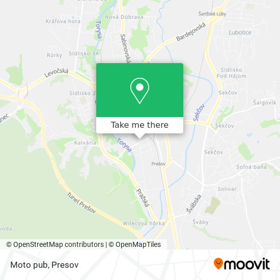 Moto pub map