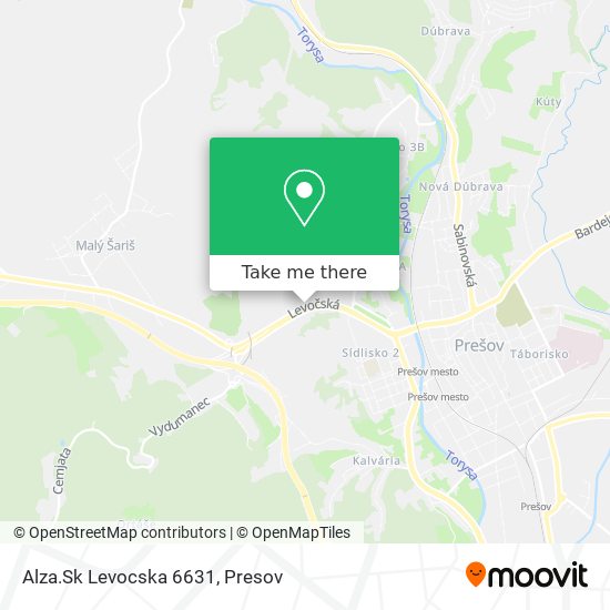 Alza.Sk Levocska 6631 map