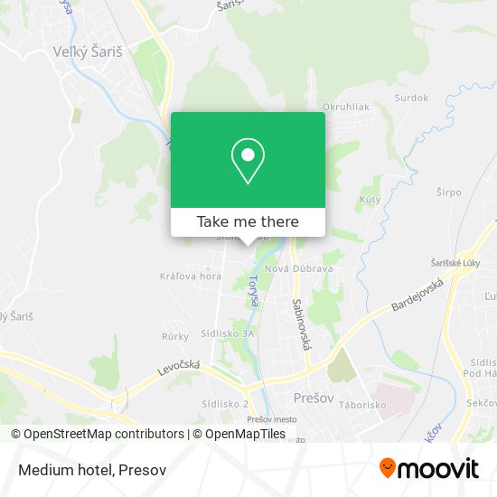 Medium hotel map