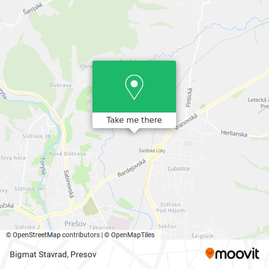 Bigmat Stavrad map