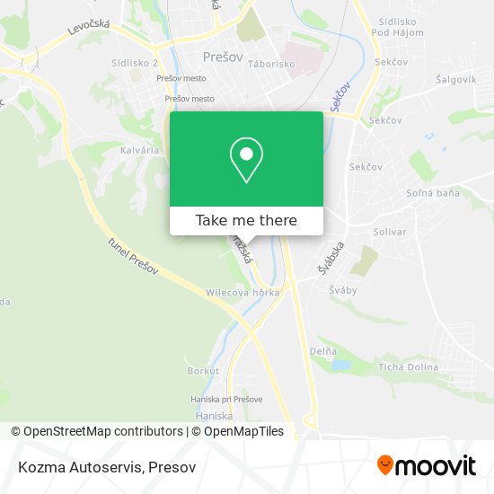 Kozma Autoservis map
