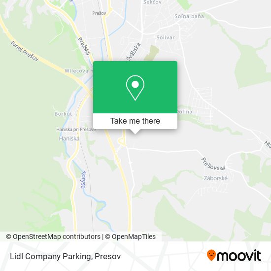 Lidl Company Parking map