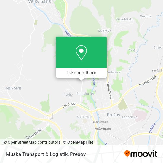 Muška Transport & Logistik map