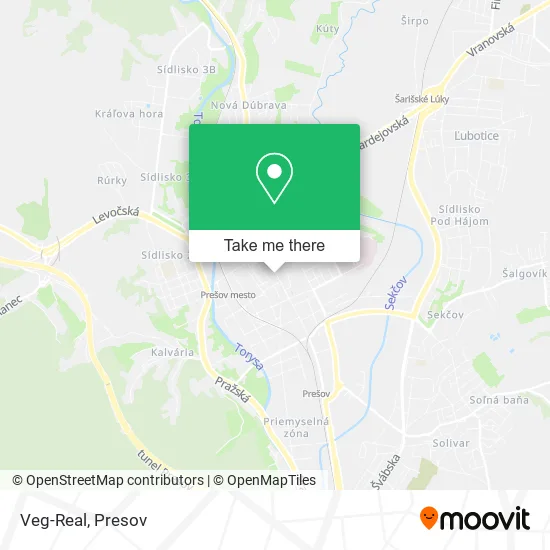 Veg-Real map