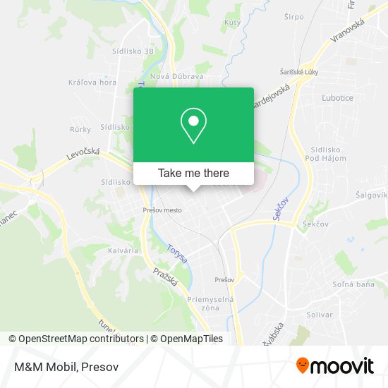 M&M Mobil map