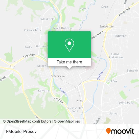 T-Mobile map