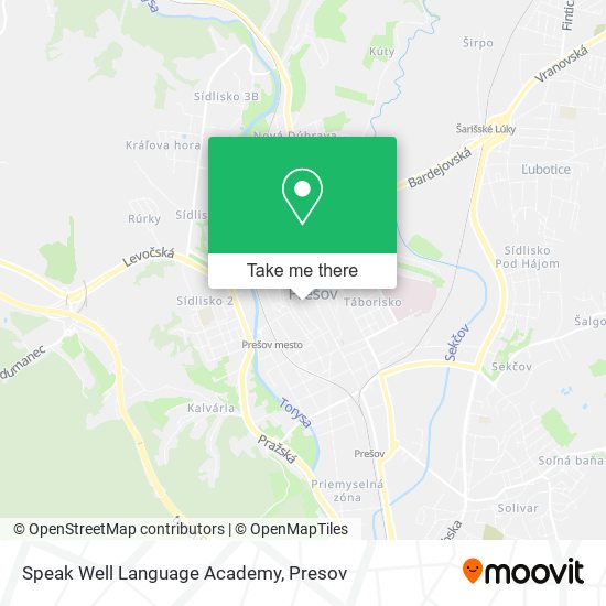 Speak Well Language Academy map