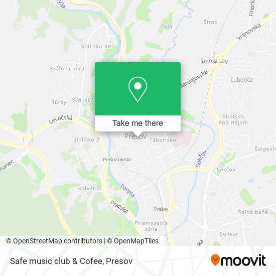 Safe music club & Cofee map