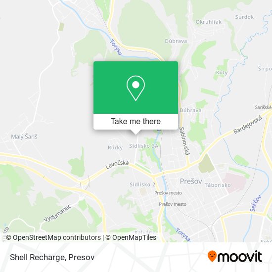 Shell Recharge map