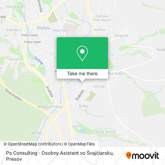 Ps Consulting - Osobny Asistent vo Švajčiarsku map