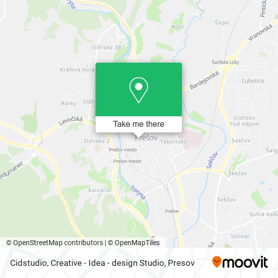 Cidstudio, Creative - Idea - design Studio map