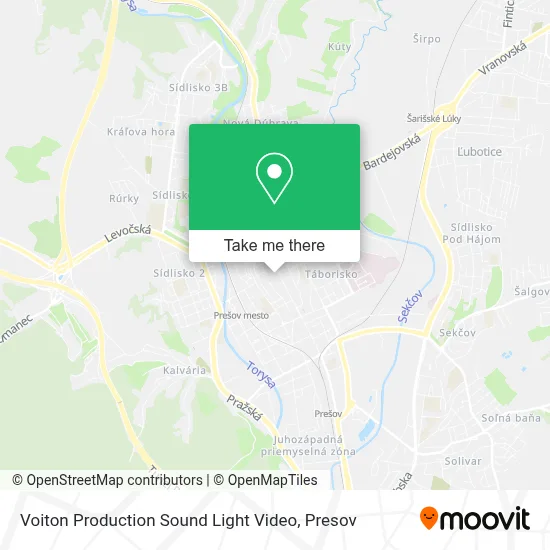 Voiton Production Sound Light Video map