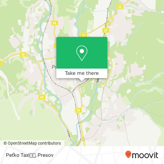 Peťko Taxi🚕💕 map