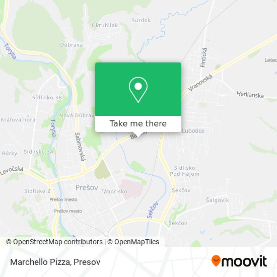 Marchello Pizza map