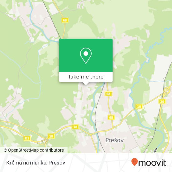 Krčma na múriku map