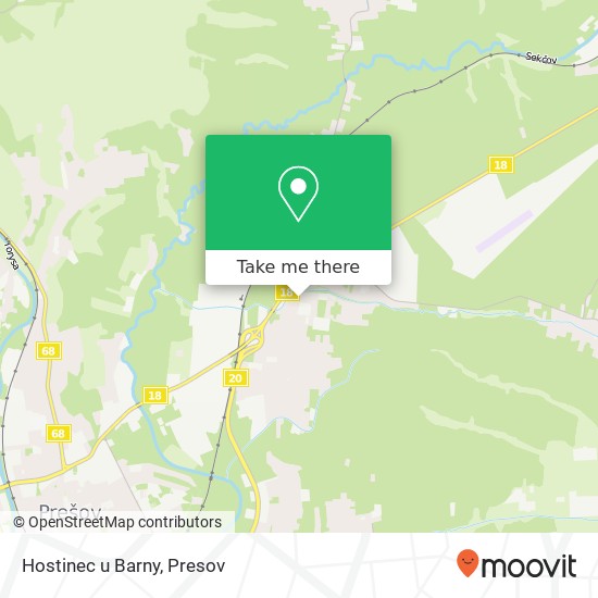 Hostinec u Barny map