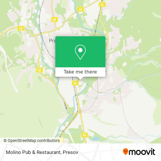 Molino Pub & Restaurant map