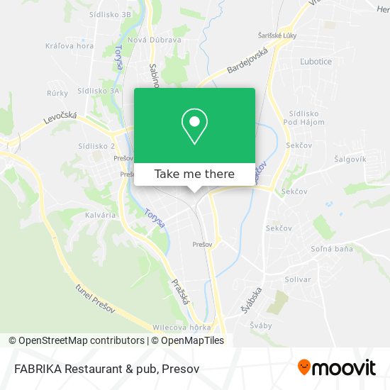 FABRIKA Restaurant & pub map