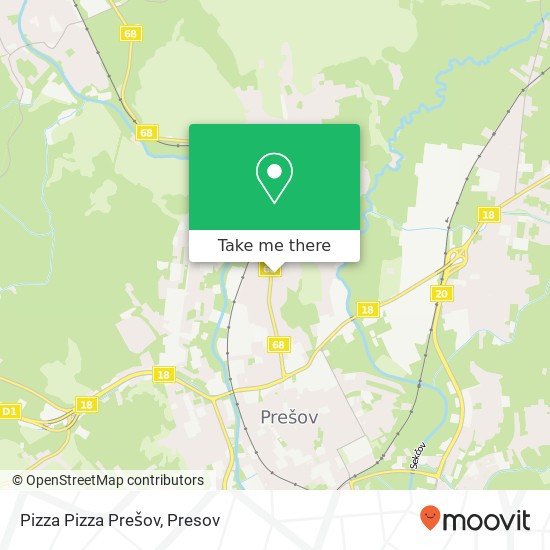 Pizza Pizza Prešov, Sabinovská 5151 / 112 080 01 Prešov map