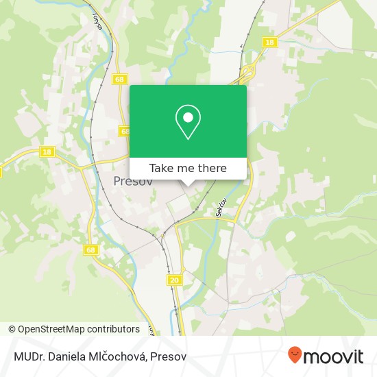 MUDr. Daniela Mlčochová map