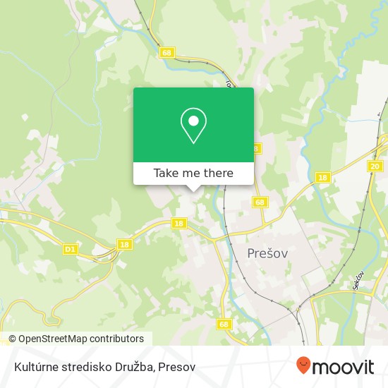 Kultúrne stredisko Družba map