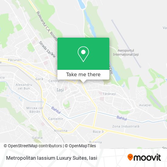 Metropolitan Iassium Luxury Suites map