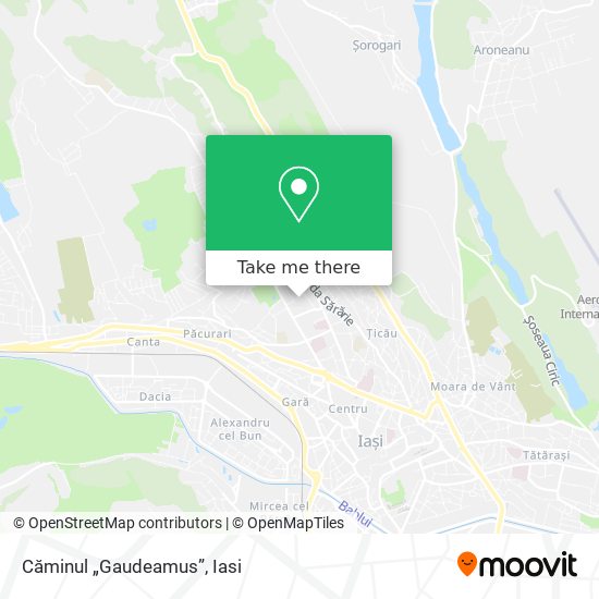 Căminul „Gaudeamus” map