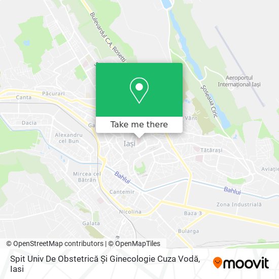 Spit Univ De Obstetrică Și Ginecologie Cuza Vodă map