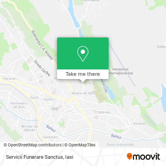 Servicii Funerare Sanctus map