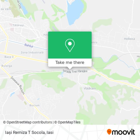 Iași Remiza T Socola map