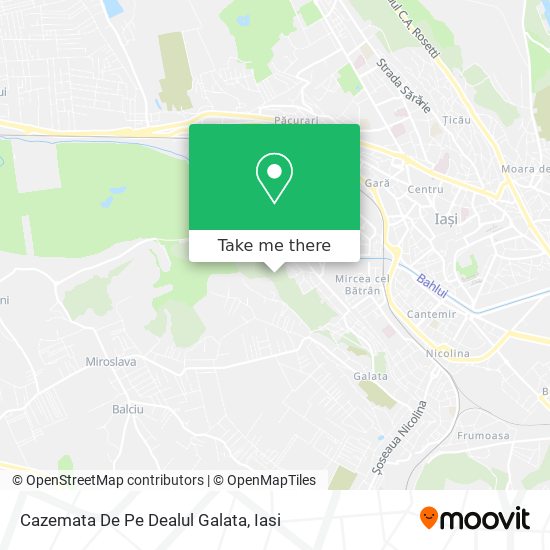 Cazemata De Pe Dealul Galata map