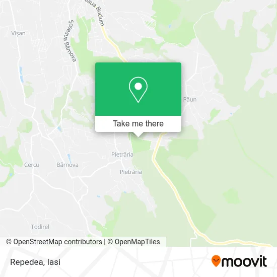 Repedea map