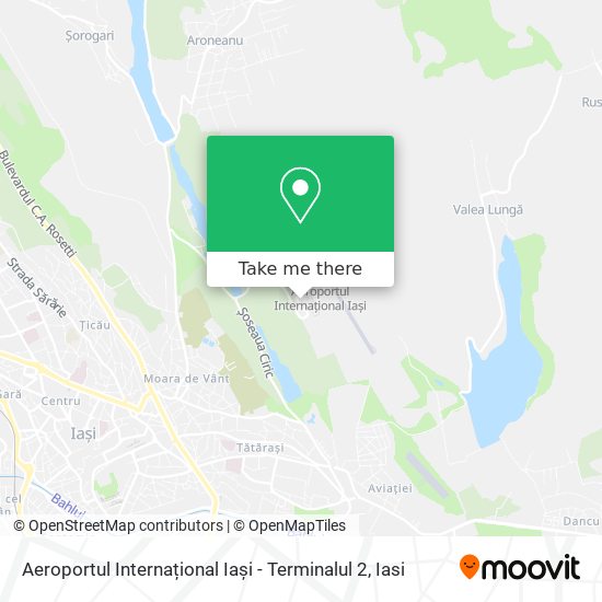 Aeroportul Internațional Iași - Terminalul 2 map