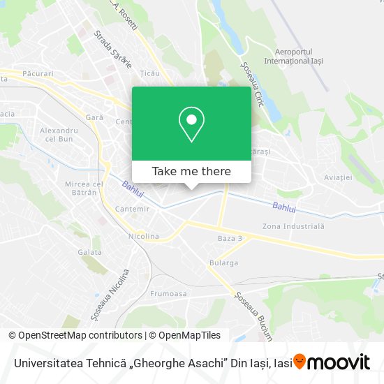 Universitatea Tehnică „Gheorghe Asachi” Din Iași map