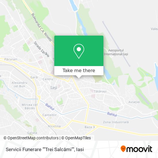 Servicii Funerare ""Trei Salcâmi"" map