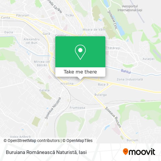 Buruiana Românească Naturistă map