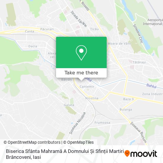 Biserica Sfânta Mahramă A Domnului Și Sfinții Martiri Brâncoveni map
