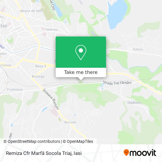 Remiza Cfr Marfă Socola Triaj map