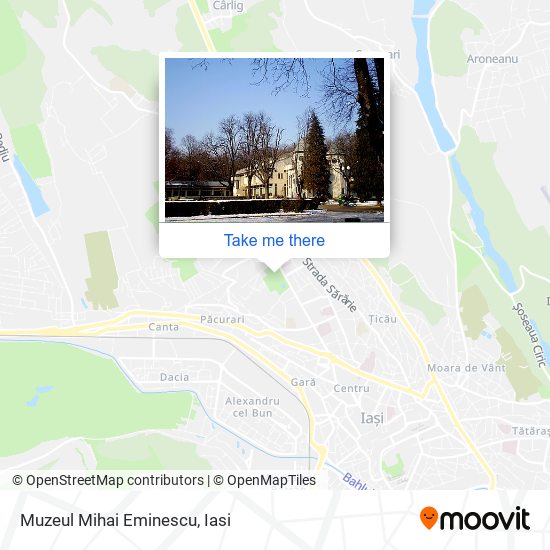 Muzeul Mihai Eminescu map