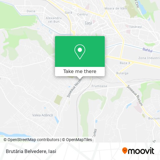 Brutăria Belvedere map