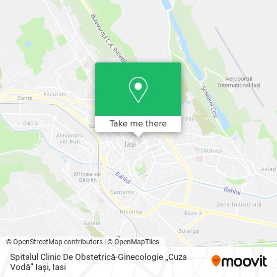 Spitalul Clinic De Obstetrică-Ginecologie „Cuza Vodă” Iași map