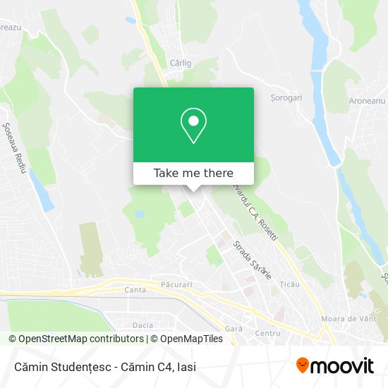 Cămin Studențesc - Cămin C4 map