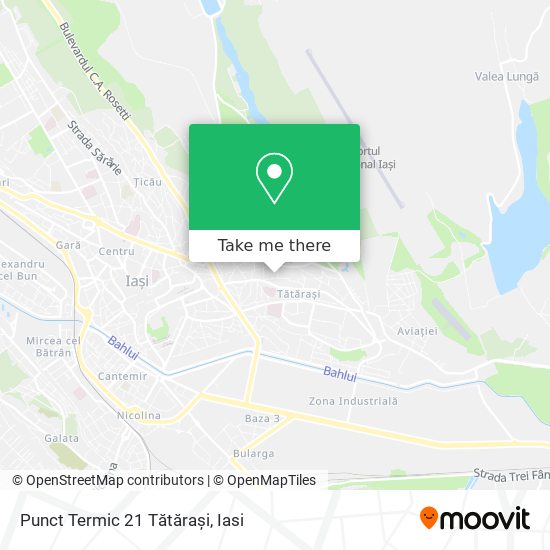 Punct Termic 21 Tătărași map