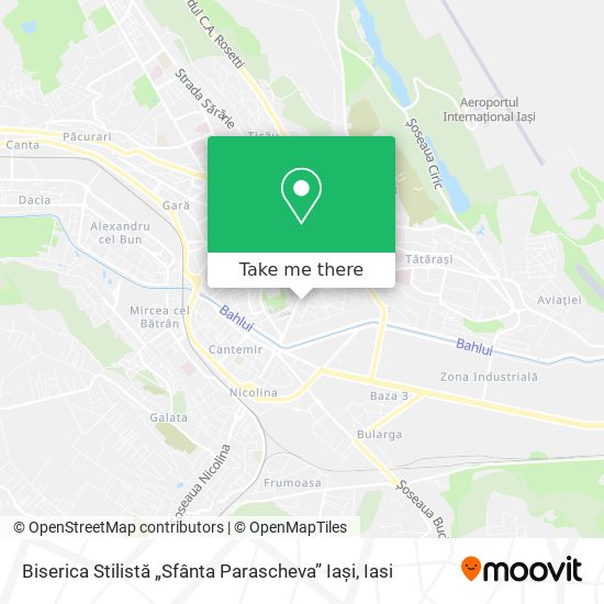 Biserica Stilistă „Sfânta Parascheva” Iași map