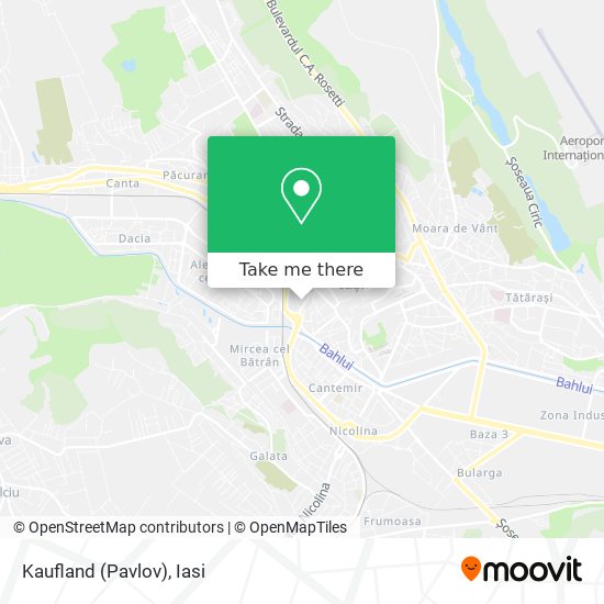 Kaufland (Pavlov) map